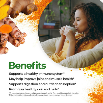 Feelgood Organic Superfoods Polvo De Curcumina Pura Orgánico Sin OMG Vegano 5 Onzas