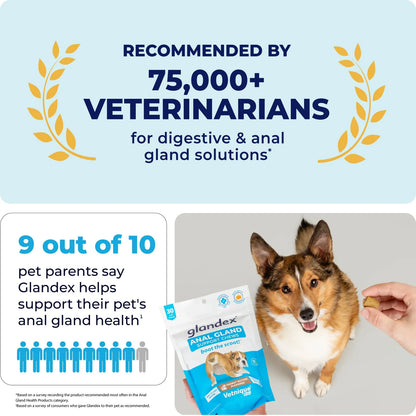 Glandex Premios Masticables Para Glándulas Anales De Perros 60ct