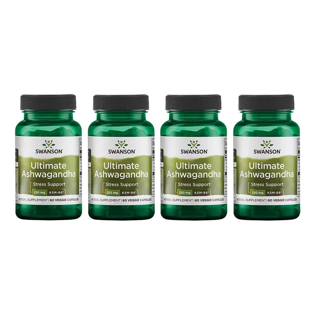 Ashwagandha KSM 66 Suplemento Natural Para Estrés Y Relajación 60 Cápsulas