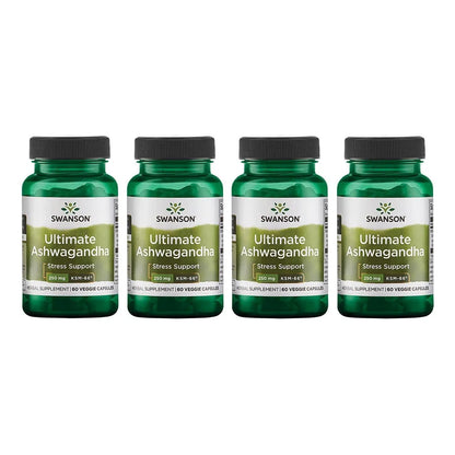 Ashwagandha KSM 66 Suplemento Natural Para Estrés Y Relajación 60 Cápsulas