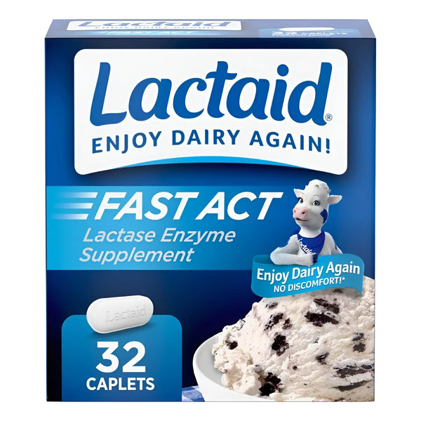 Lactaid Intolerantes Lactosa Masticable Rapida Accion 32 Und - Imagen 1