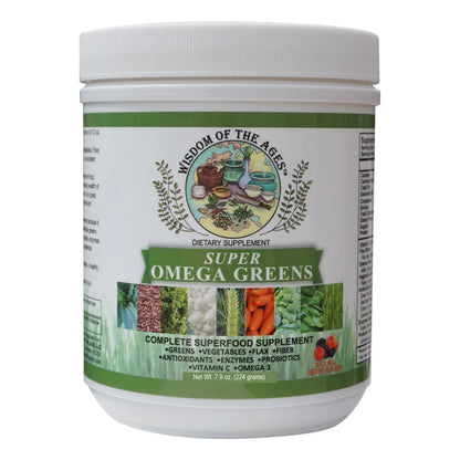 Super Omega Greens Polvo Completo De Superalimentos Con Verduras Y Antioxidantes