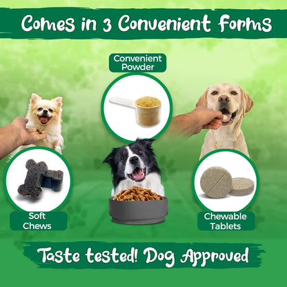 Suplemento Natural Para Articulaciones De Perros Con Glucosamina Y MSM 60 Tabletas
