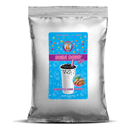 Mezcla De Bebida En Polvo De Té Boba Bubble De Almendras 2.2 Lbs Sabor Auténtico Y Fácil Preparación