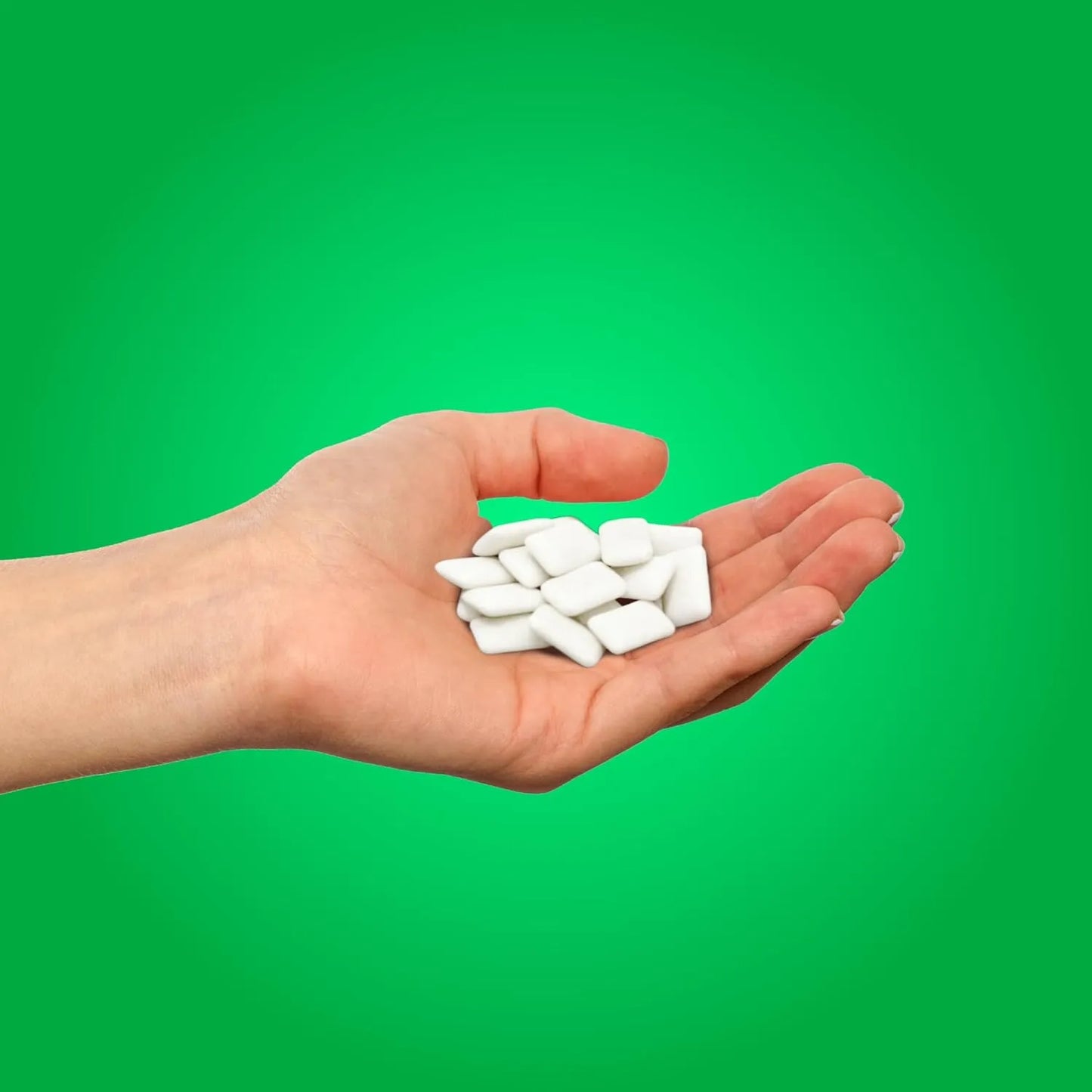 Pu Chicle Menta Verde 100 Xilitol 55 Und X 6 Paquetes Sabor Intenso Y Saludable
