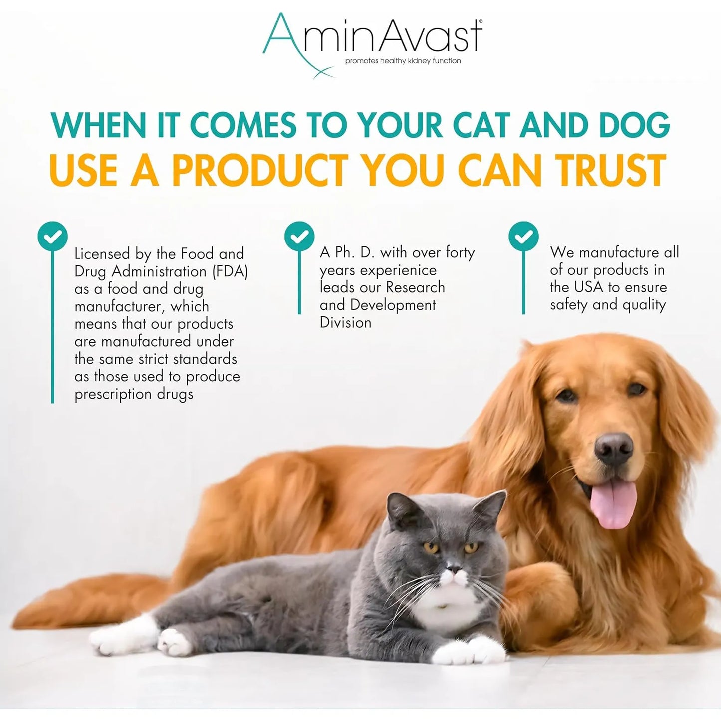 AminAvast Suplemento Renal Para Perros 1000 Mg Paquete 2 Unidades Apoya Funcion Renal Natural