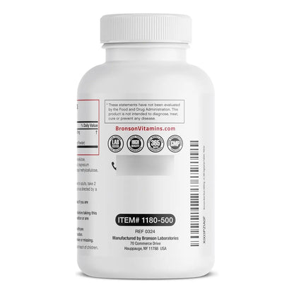 Raíz De Remolacha Extra Fuerte 2000 Mg Bronson 500 Tabletas Veganas