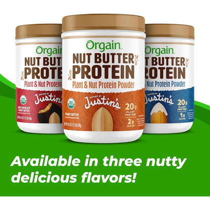 Proteína En Polvo Orgánica De Mantequilla De Nuez Vegana Sin Gluten