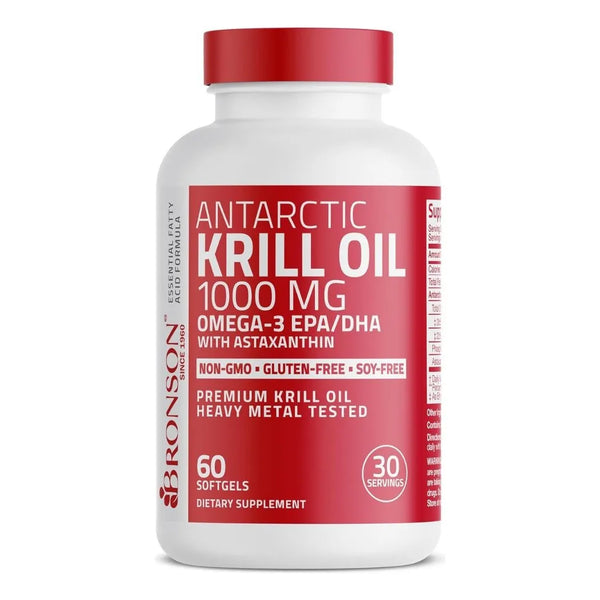 Aceite De Krill Antartico 1000 Mg Omega-3 Epa Y Dha 60 Cap - Imagen 1