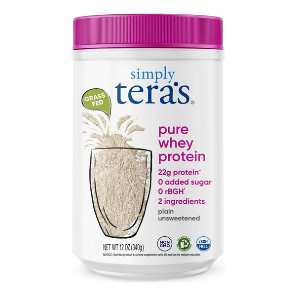 Teras Whey Proteina Suero Leche Sin Azucar Sin Rbgh 12 Onzas