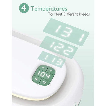 Calentador De Toallitas Bebé Momcozy Dispensador Gran Capacidad 4 Temperaturas