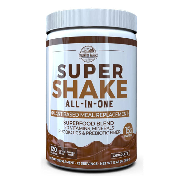 Batido Integral De Chocolate Sustituto De Comida 15.5 G Proteína Vegetal