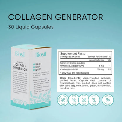 Generador De Colageno 30 Capsulas Paquete Doble Complejo Ch Osa