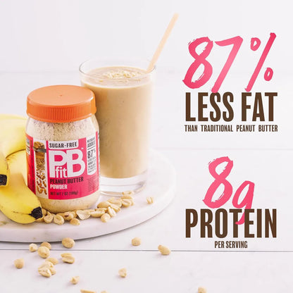 Pbfit Mantequilla De Mani En Polvo Sin Azucar 368g Importada 90 Menos Grasa