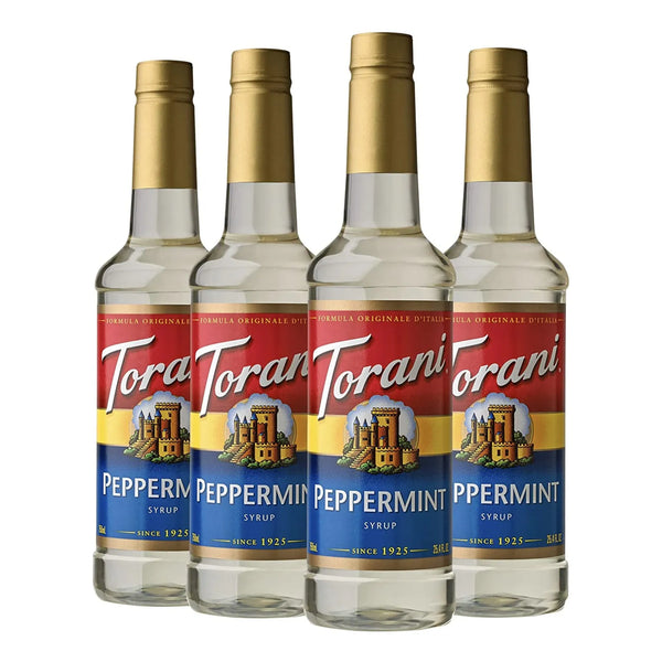 Jarabe De Menta Natural 754ml Paquete X4 Sabor Auténtico Y Versátil