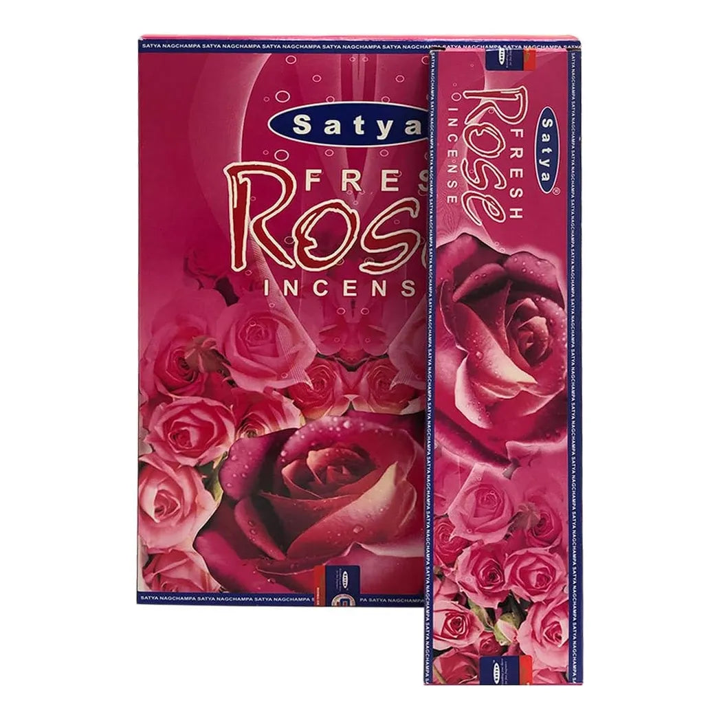 Palitos De Incienso Rosa Fresca Con Soporte Aromas Naturales 180 Varillas