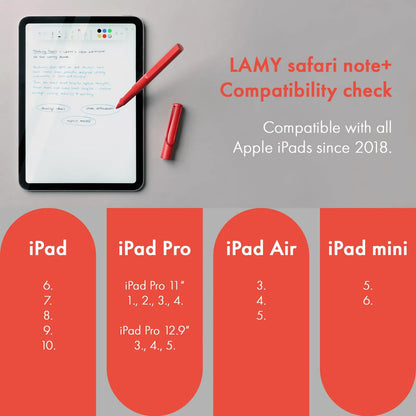 Lápiz Capacitivo Safari Note+ Para iPad Con Rechazo De Palma Y Sensibilidad Inclinación