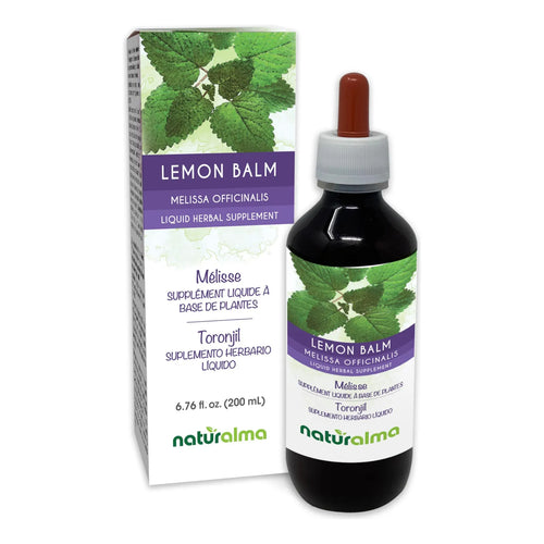 Extracto De Bálsamo De Limón Melissa Officinalis 100 Natural Vegano 6.76 Oz