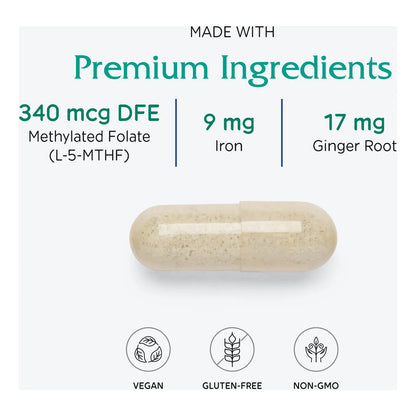 Vitaminas Prenatales Y Posnatales Maternal Symmetry 180 Cápsulas Veganas