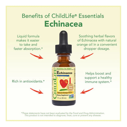 Paquete De 4 Vitaminas Líquidas Para Niños Con Vitamina D3 C Y Equinácea