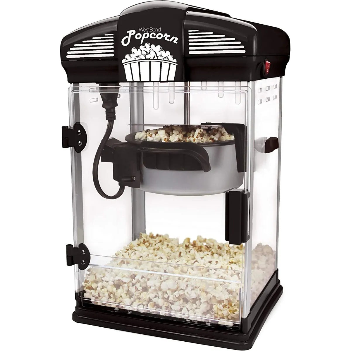 Maquina De Palomitas West Bend Stir Crazy Estilo Cine En Casa 4 Cuartos Galon