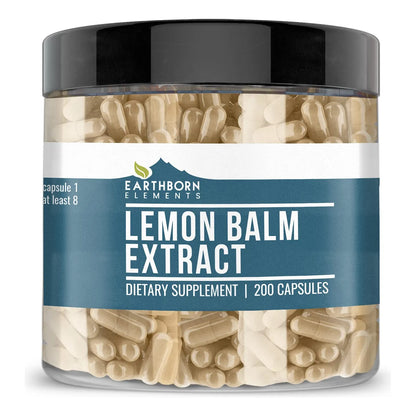 Extracto Puro De Bálsamo De Limon 100ml Sin Aditivos 200 Capsulas