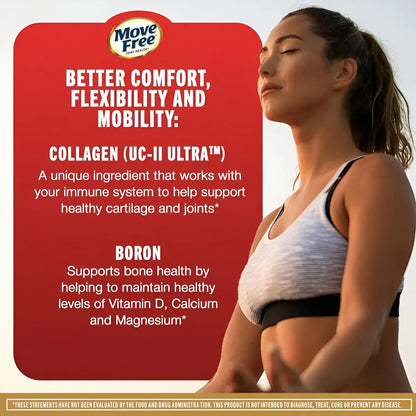 Move Free Ultra Suplemento Articular Colágeno Tipo Ii Para Huesos Y Cartílago - Imagen 7