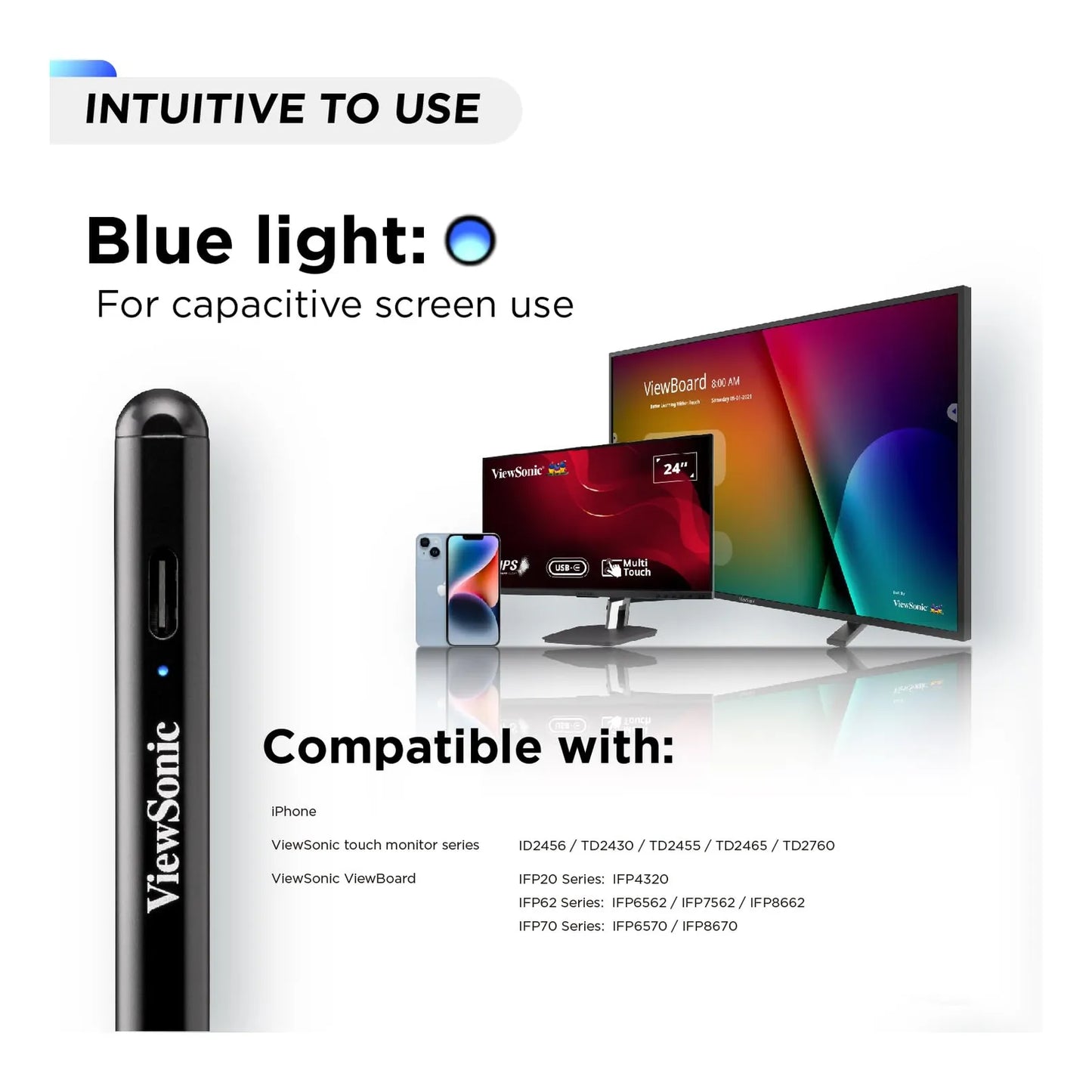 Lápiz Óptico Magnético ACP501 Para iPad Carga Rápida USB-C Y Rechazo De Palma