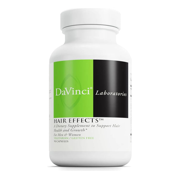 Suplemento Capilar DAVINCI Labs Hair Effects Con Biotina Zinc Y Cobre Para Cabello Fuerte