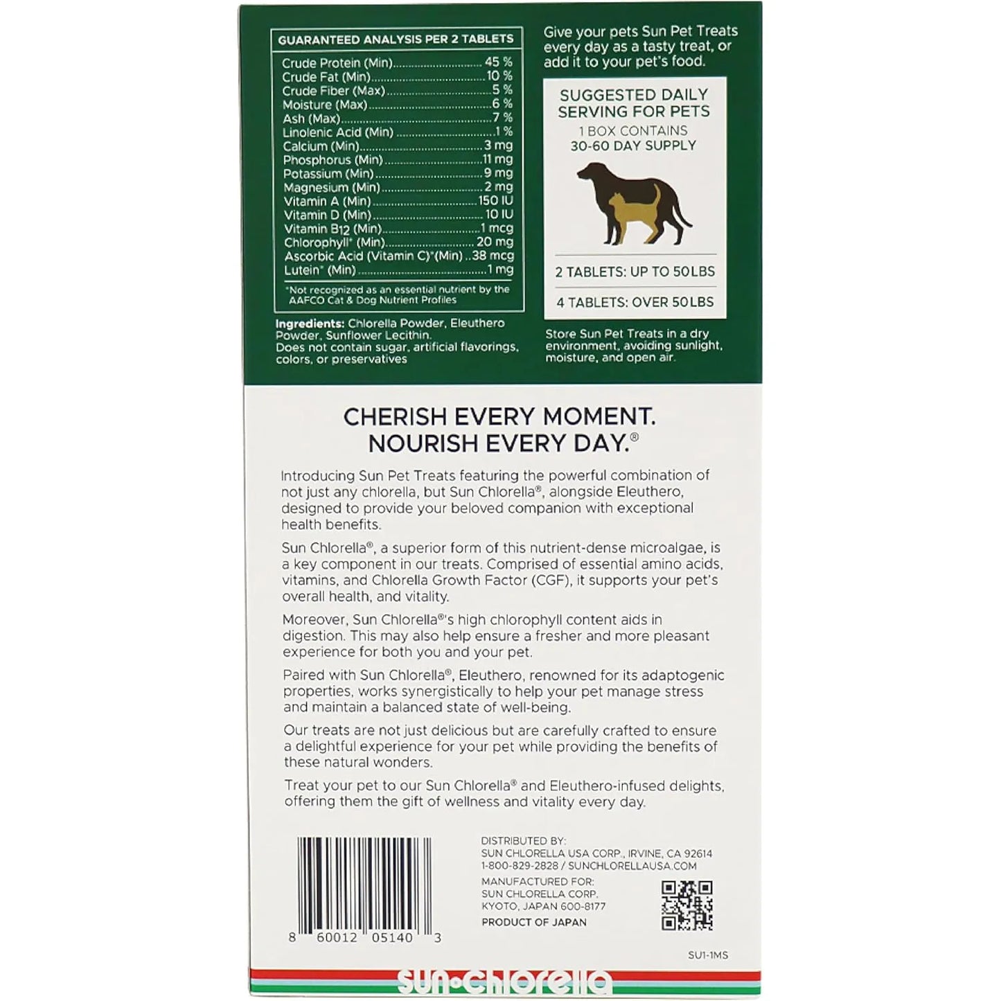 Delicias Verdes Superalimento Para Perros Y Gatos Clorofila Energía Y Salud