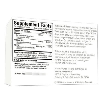 Suplemento Neo40 Professional Para Presión Arterial Y Circulación 60 Tabletas