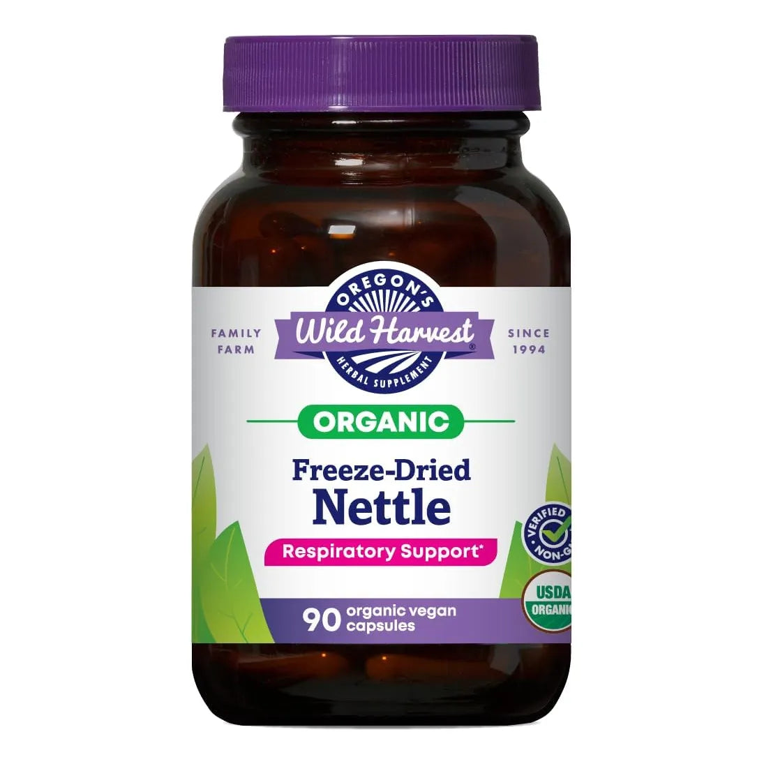 Capsulas De Ortiga Organica 600 Mg 90 Unidades Alivio Natural Para Alergias