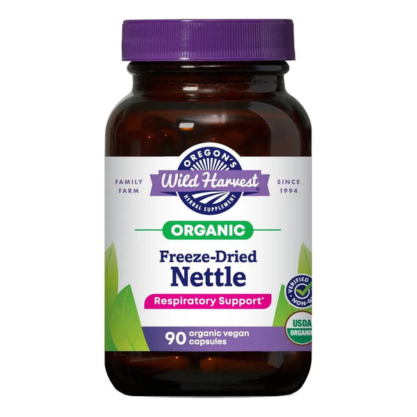 Capsulas De Ortiga Organica 600 Mg 90 Unidades Alivio Natural Para Alergias