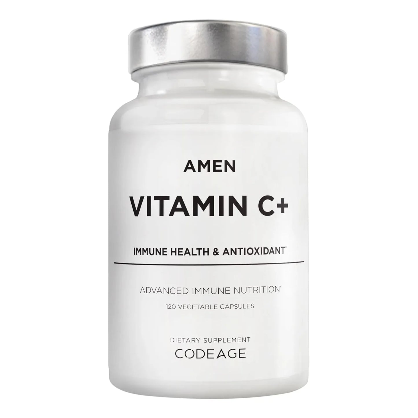 Vitamina C Con Zinc Bioflavonoides Quercetina Y Saúco 120 Cápsulas Vegano