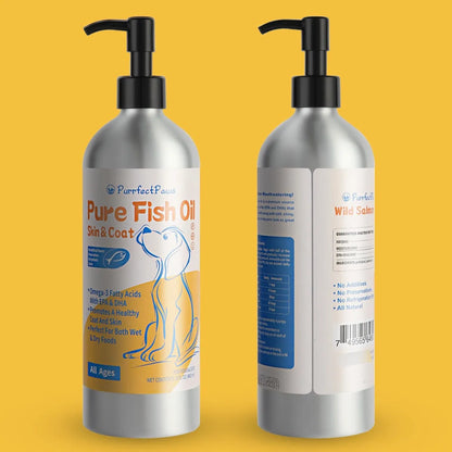 Aceite De Pescado Para Perros Omega 3 Piel Y Pelaje Sano 473 Ml