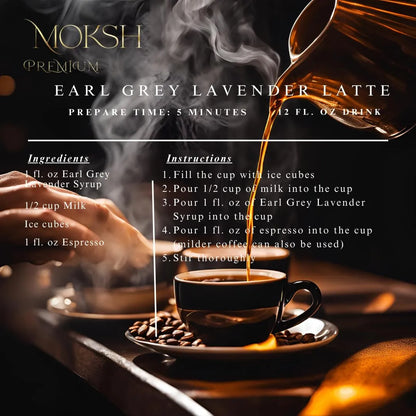 Sirope De Lavanda Earl Grey 700ml Para Café Y Bebidas Gourmet