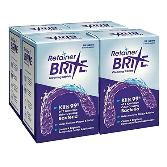 Retainer Brite 96 Tabletas Limpieza Profunda Para Retenedores Y Alineadores