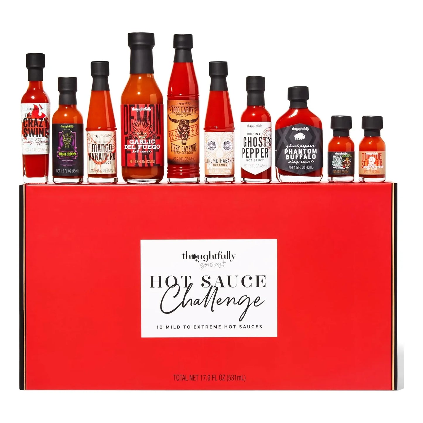 Juego De Regalo Salsa Picante Thoughtfully Regalos 10 Sabores Gourmet