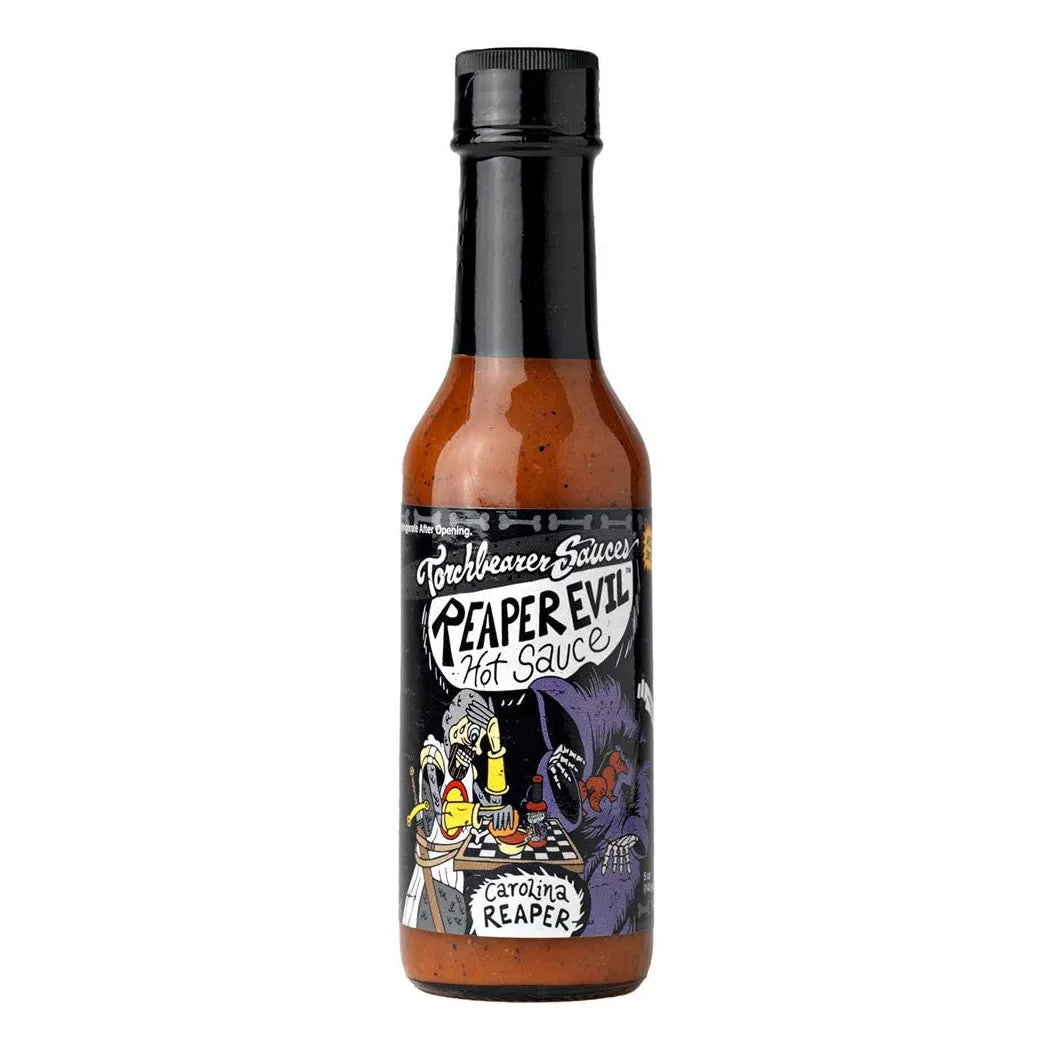 Salsa Picante Carolina Reaper 5 Onzas Nivel 9 Extra Picante Natural