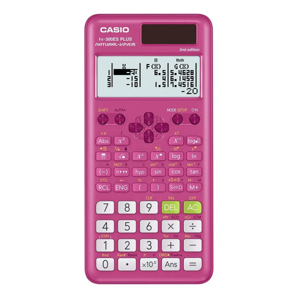 Calculadora Cientifica Rosa Casio Fx 300espls2 Funciones Avanzadas Y Diseno Elegante