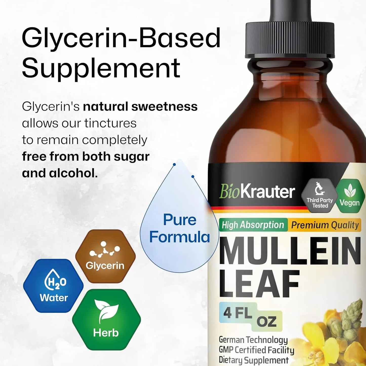 Extracto Líquido De Hoja De Gordolobo 120 Ml Desintoxicación Pulmonar Y Digestiva