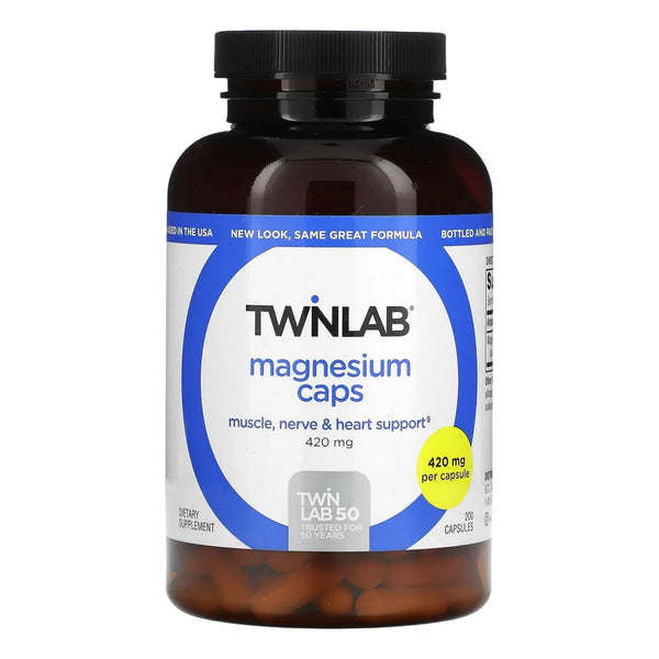 Cápsulas De Magnesio 400 Mg 200 Unidades Bienestar Muscular Y Sueño Profundo