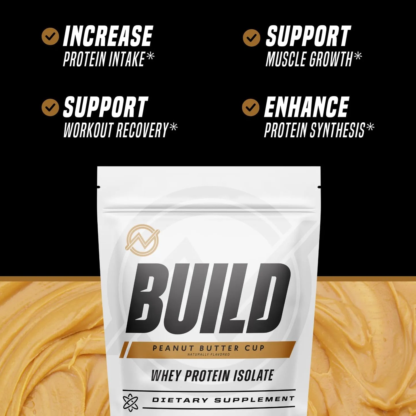 Build Whey Protein Polvo Aislado De Suero Bajo En Lactosa Para Crecimiento Muscular