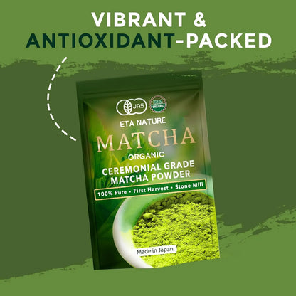 Polvo De Té Verde Matcha Ceremonial Grado Premium Japón Energía Y Enfoque Natural