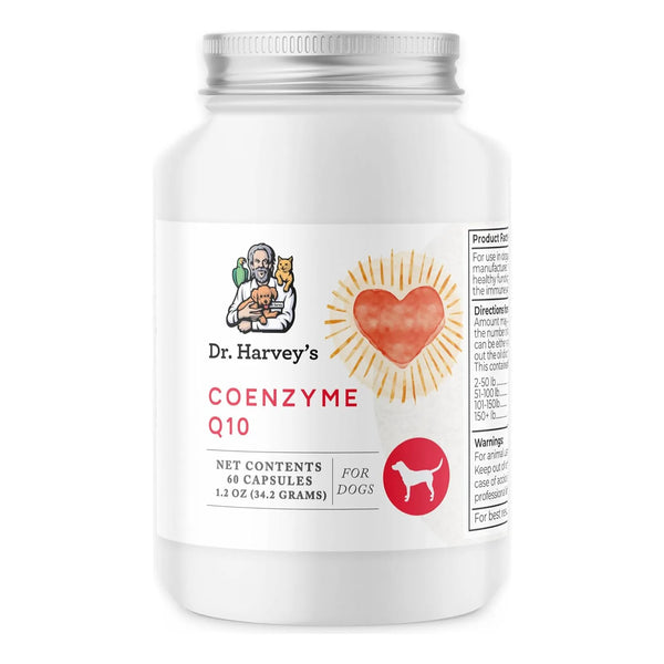 Coenzima Q10 Para Perros Suplemento Cardíaco Y Cardiovascular 60 Cápsulas