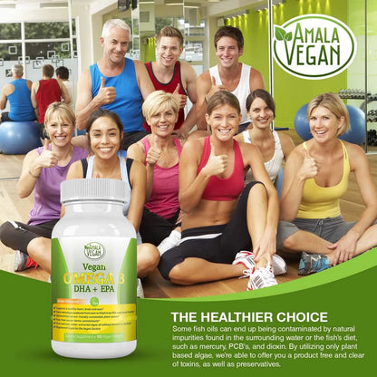 Capsulas Omega 3 Vegano De Liberacion Prolongada Con DHA Y EPA