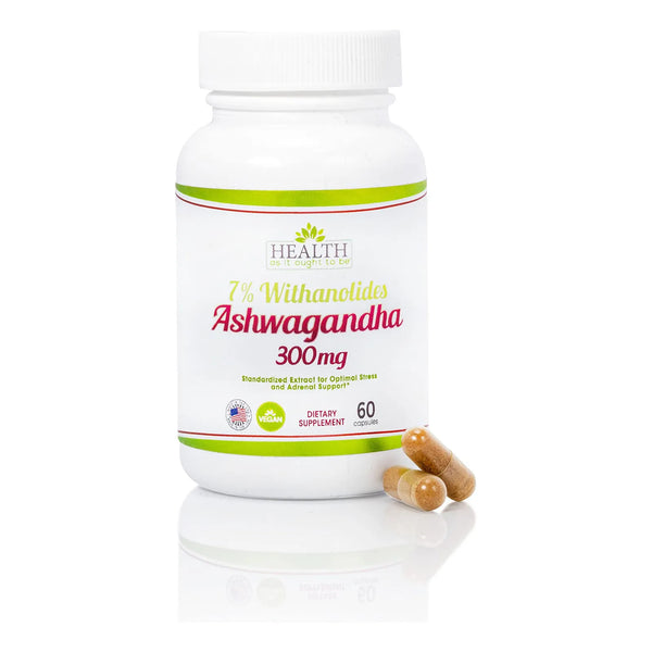 Ashwagandha 7% Withanolides Suplemento Formulado Por Medicos 60 Capsulas