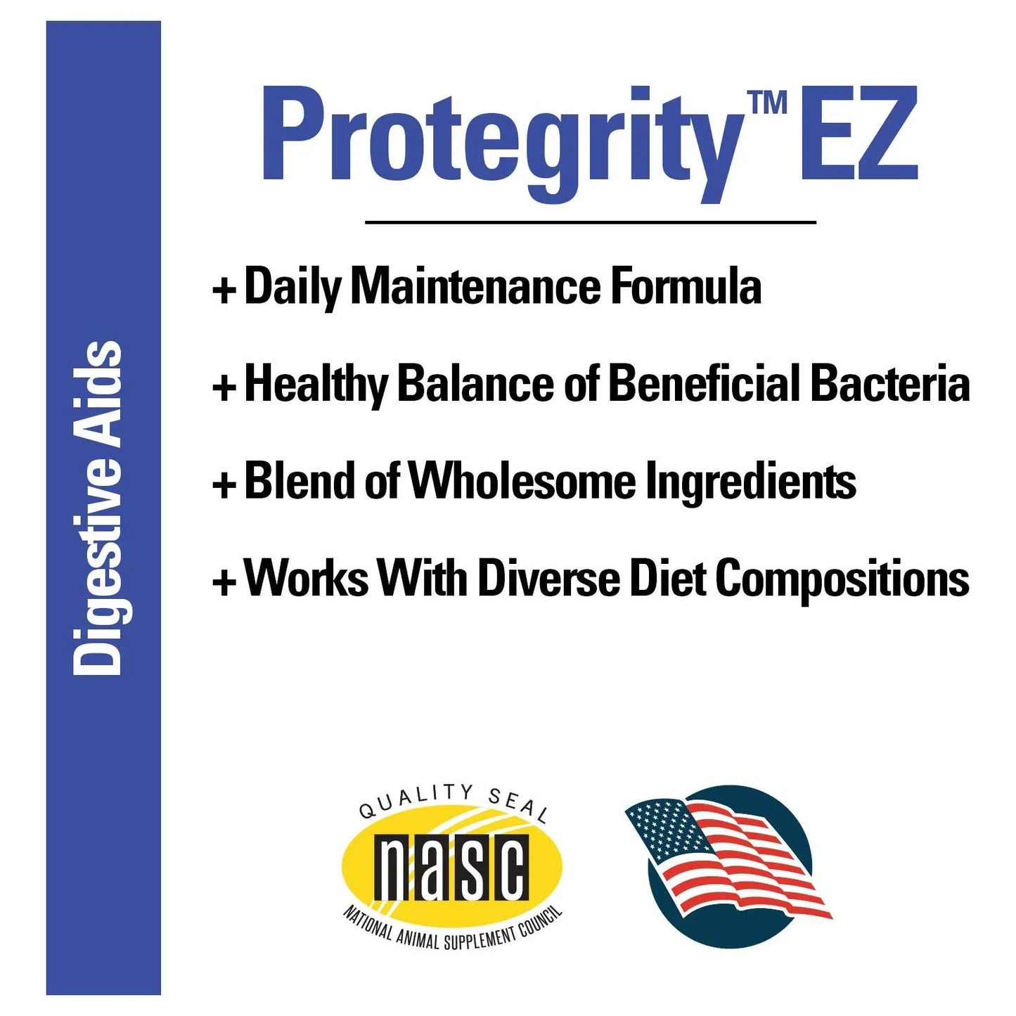Protegrity Ez Probióticos Salud Digestiva Perros Gatos Enzimas Naturales