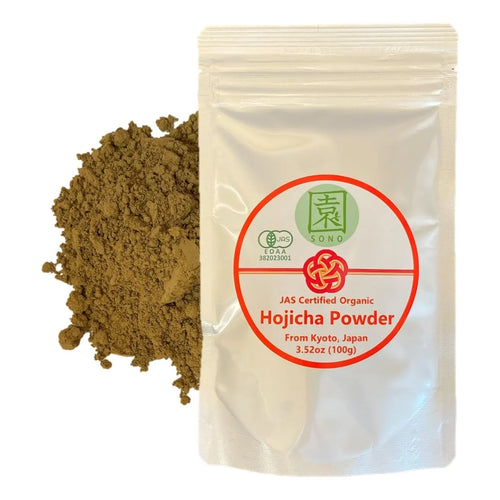 Polvo Orgánico Hojicha Té Verde Japonés Tostado Molido A Piedra 3.5 Onzas