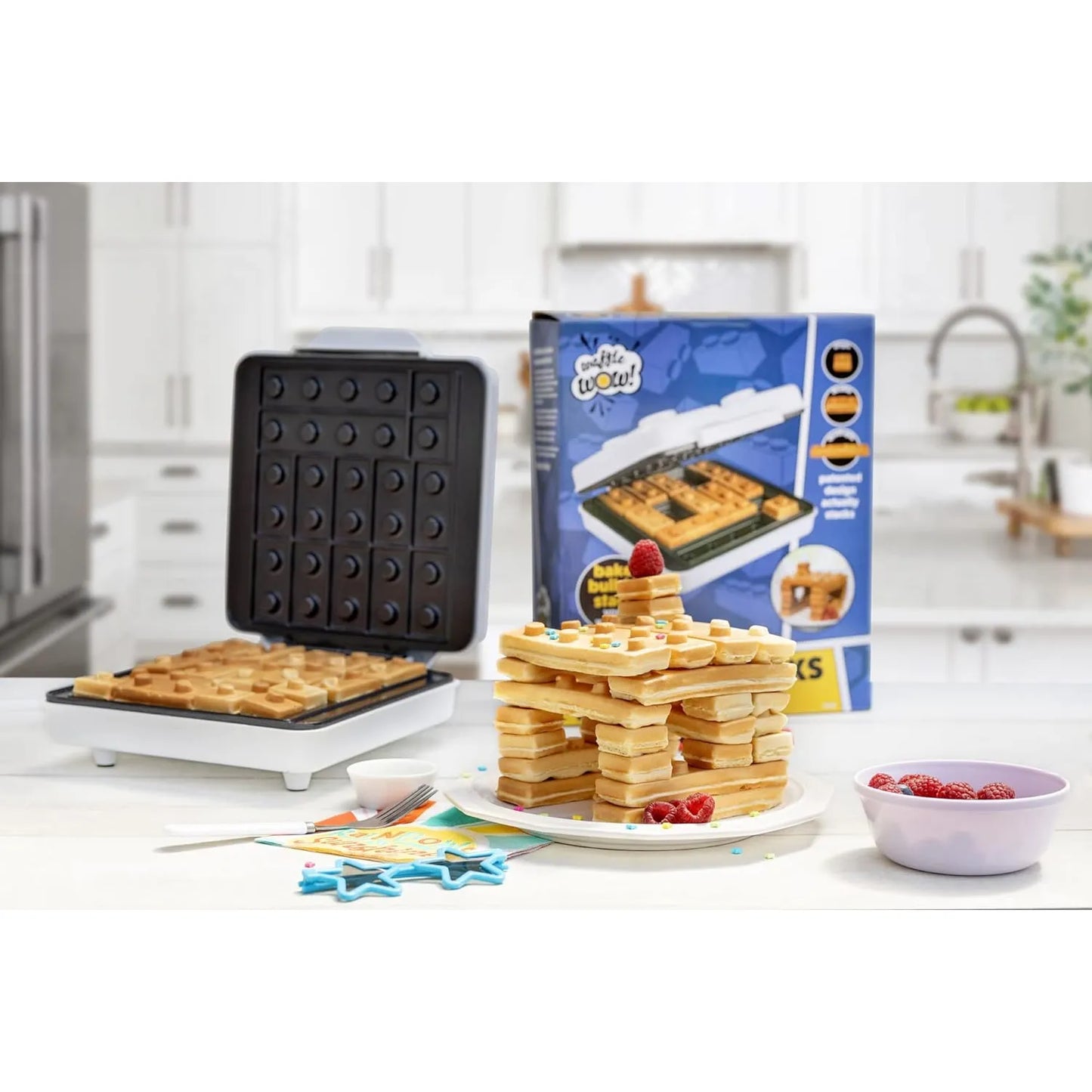 Waflera Electrica De Ladrillos CucinaPro Desayunos Divertidos Y Creativos